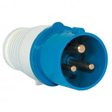 Βιομηχανικό Φις Αρσενικό 16A 3P 230V Μπλέ IP44